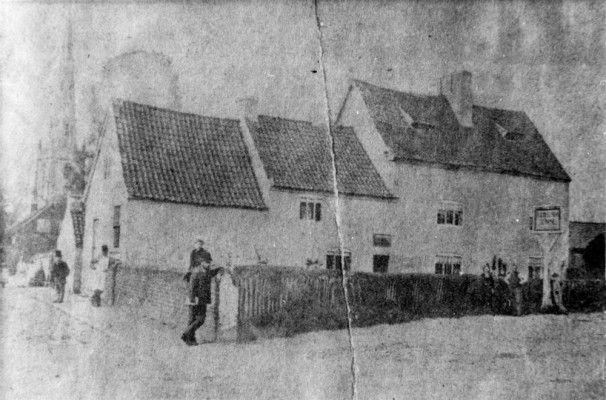 Old postcard of the Red Lion public house